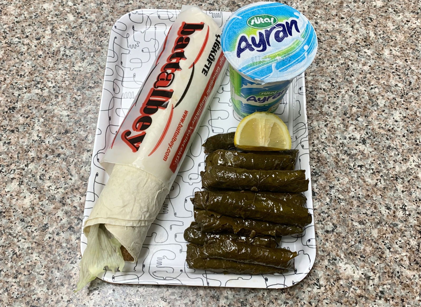 Mega Çiğ Köfte Dürüm & Sarma Menü