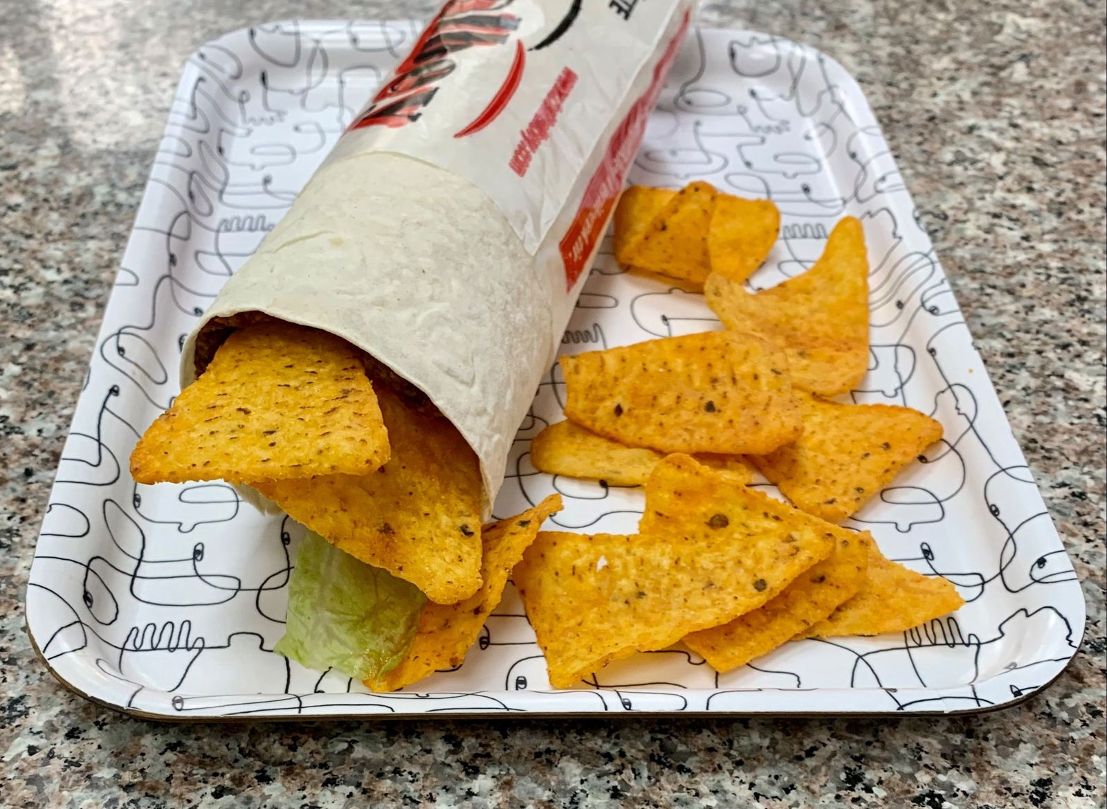 Doritoslu Çiğ Köfte Dürüm