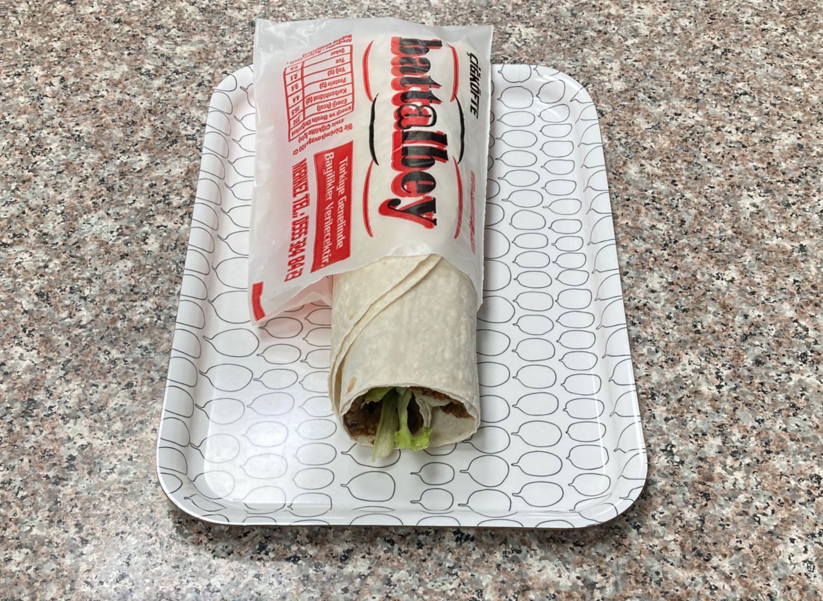 Jumbo Çiğ Köfte Dürüm