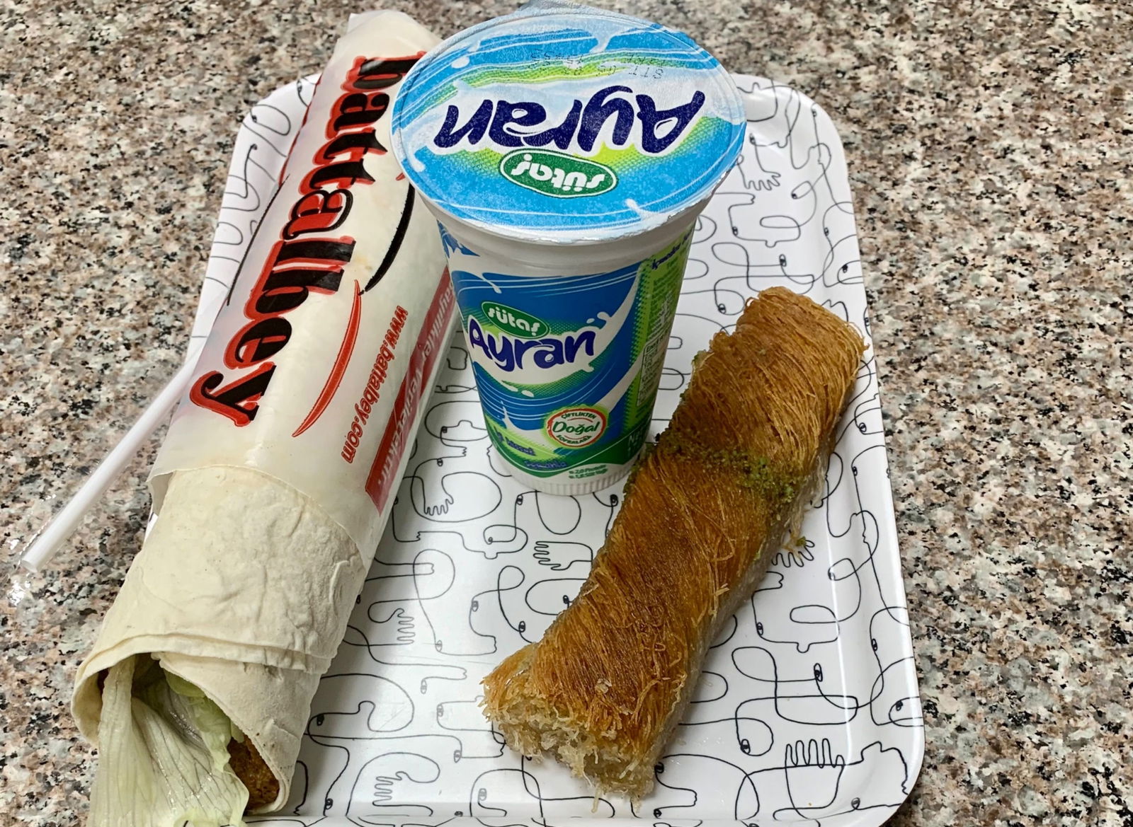 Mega Çiğ Köfte Dürüm & Kadayıf Menü