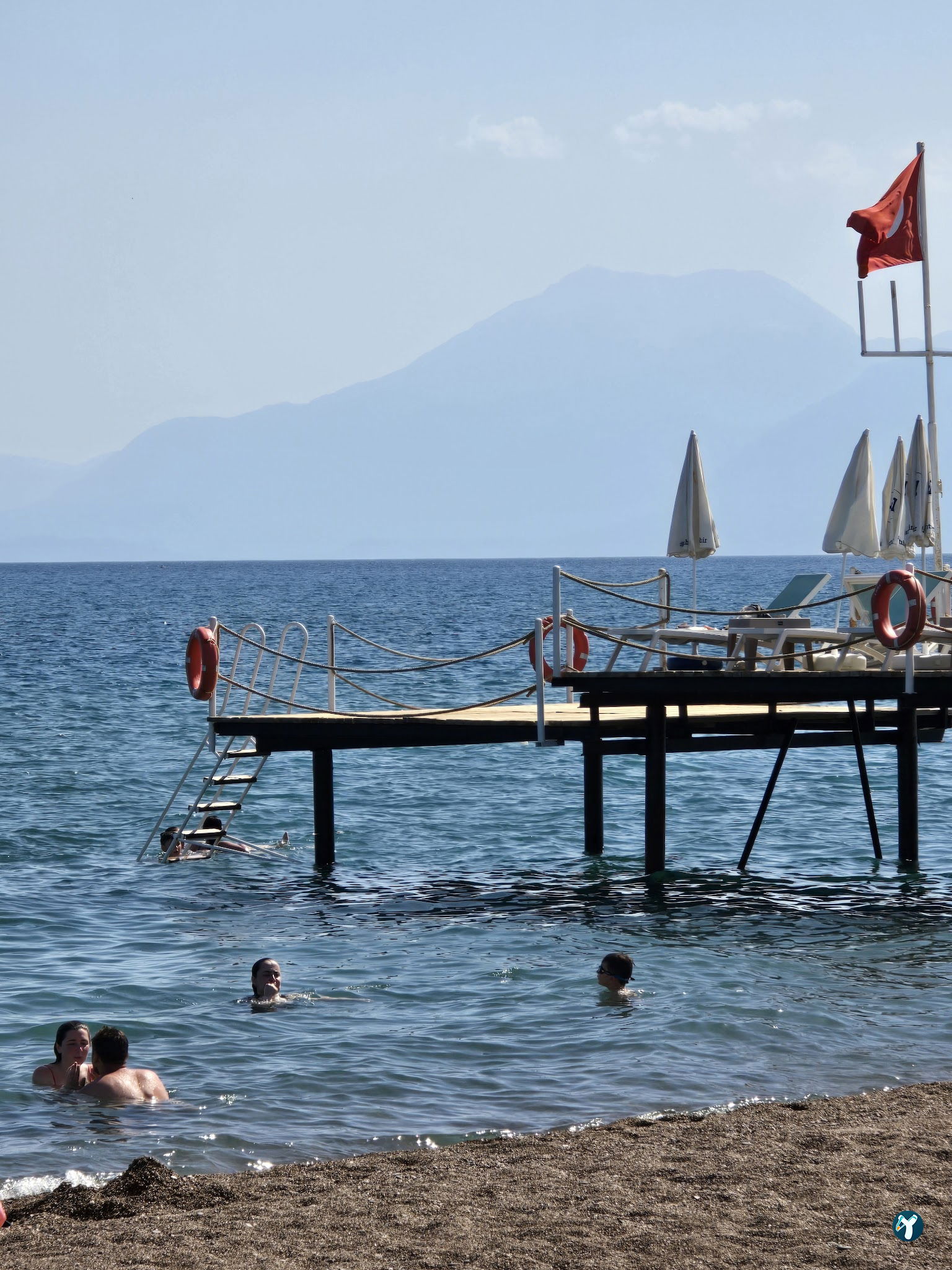 Red & White Beach