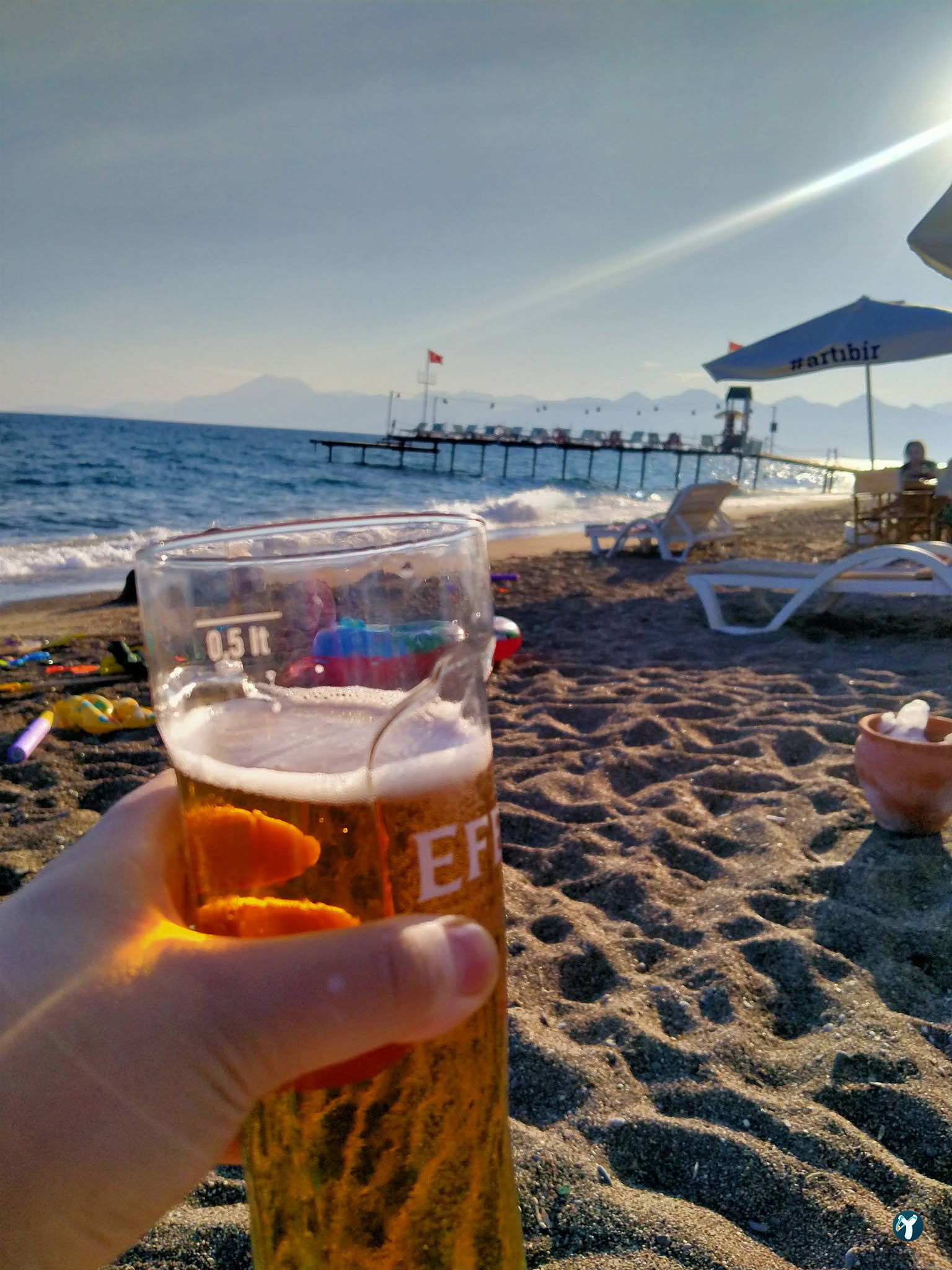 Red & White Beach