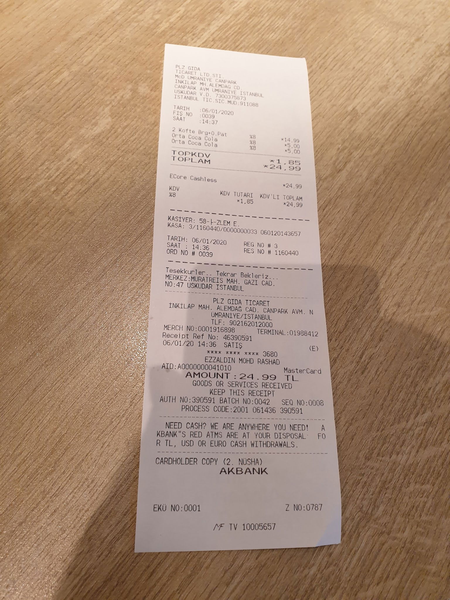 Mcdonald'S Ümraniye Canpark Avm