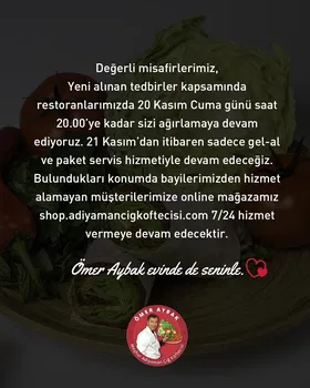 Meshur Adiyaman Cig Koftecisi Omer Usta resimleri