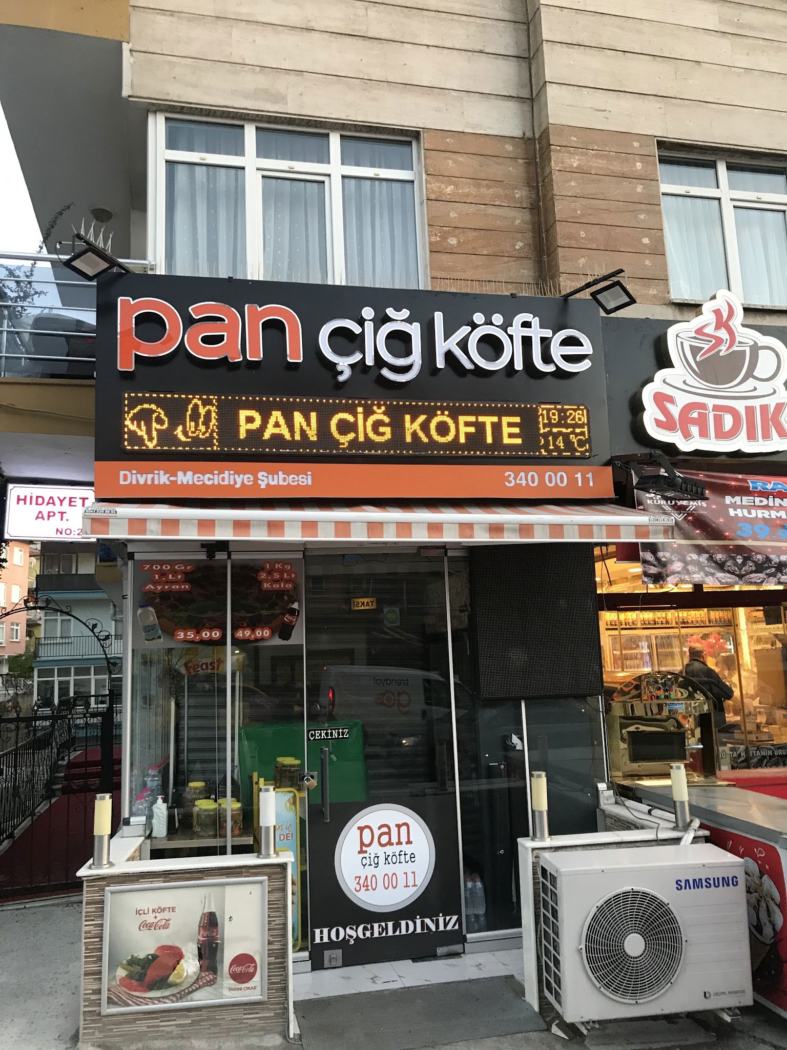 Pan Çiğköfte Mecidiye Divrik Caddesi Keçiören