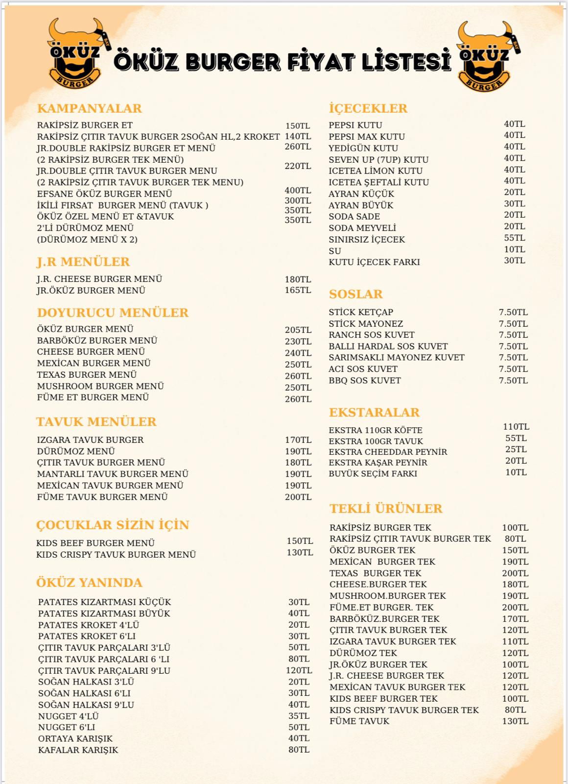 Öküz Burger Sincan