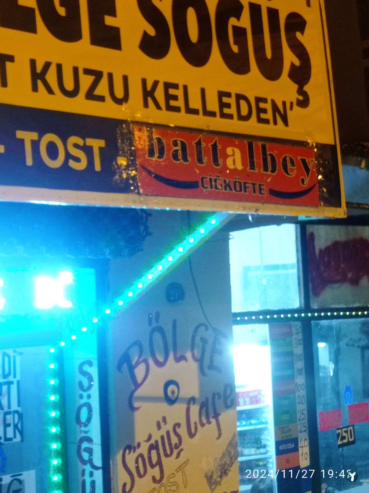 Bölge Söğüş,Tost, Çi̇ğköfte