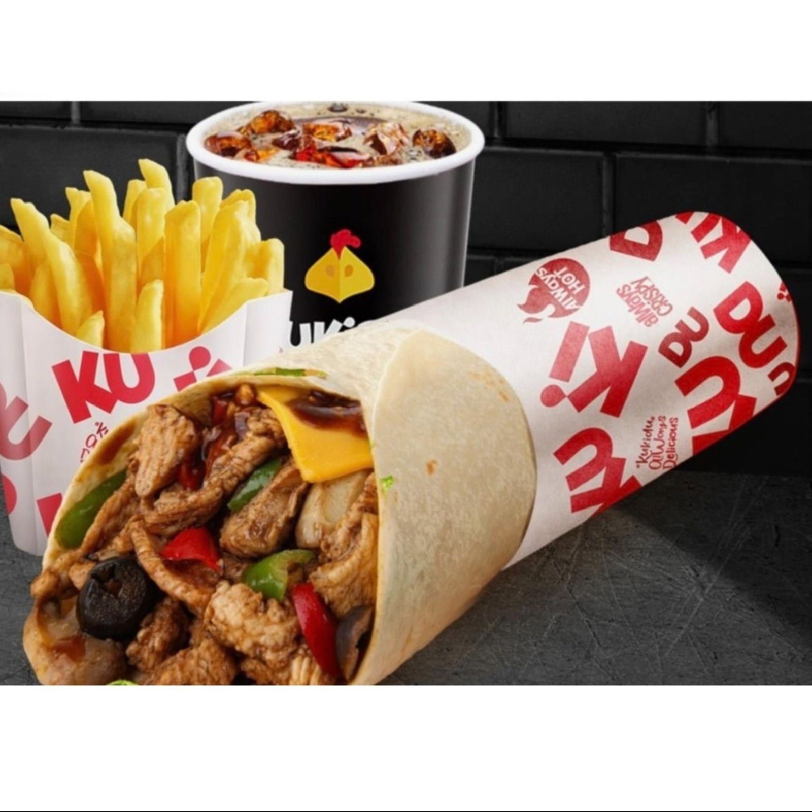Tavuk Fajita Dürüm Menü