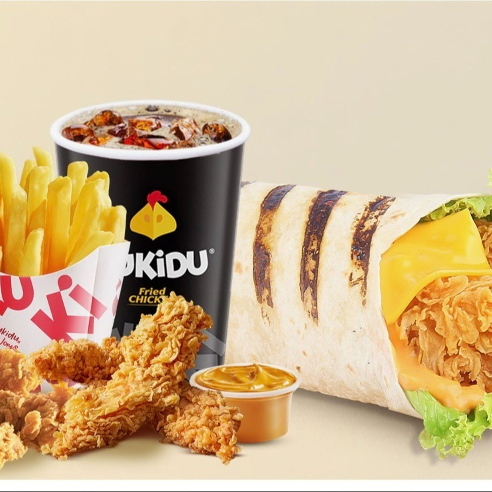 Chicken Wrap Box Menü