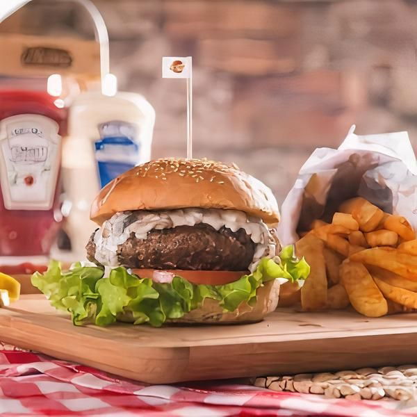 Mantar Soslu Burger