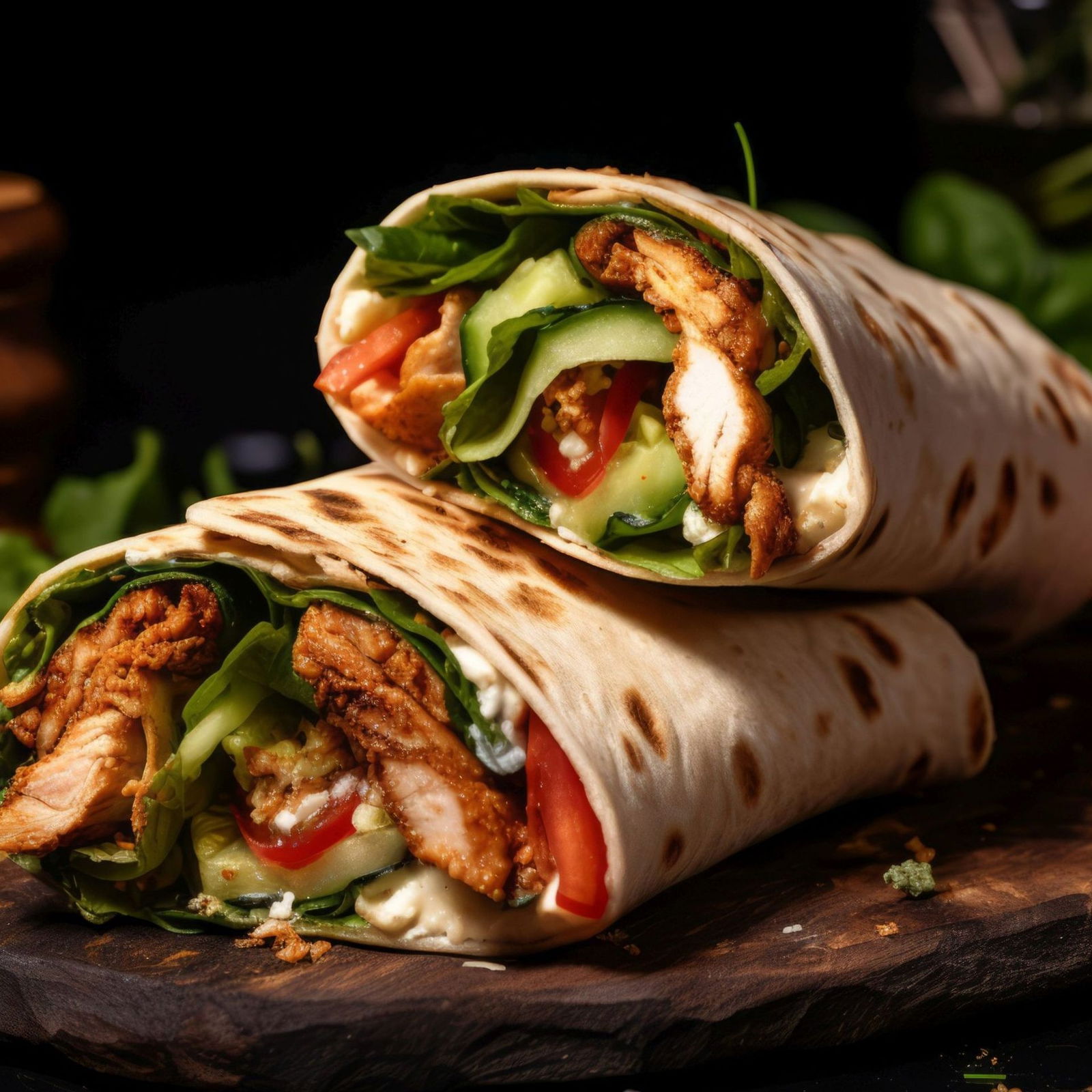 Yarım Ekmek Arası Tavuk Döner Dürüm (150 gr.)