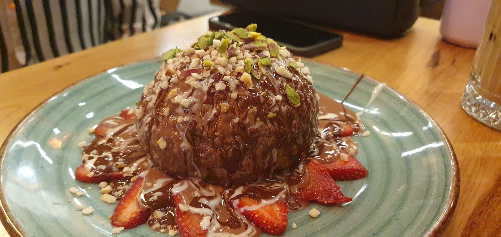 Choco Bond Chocolate Croissant Coffee