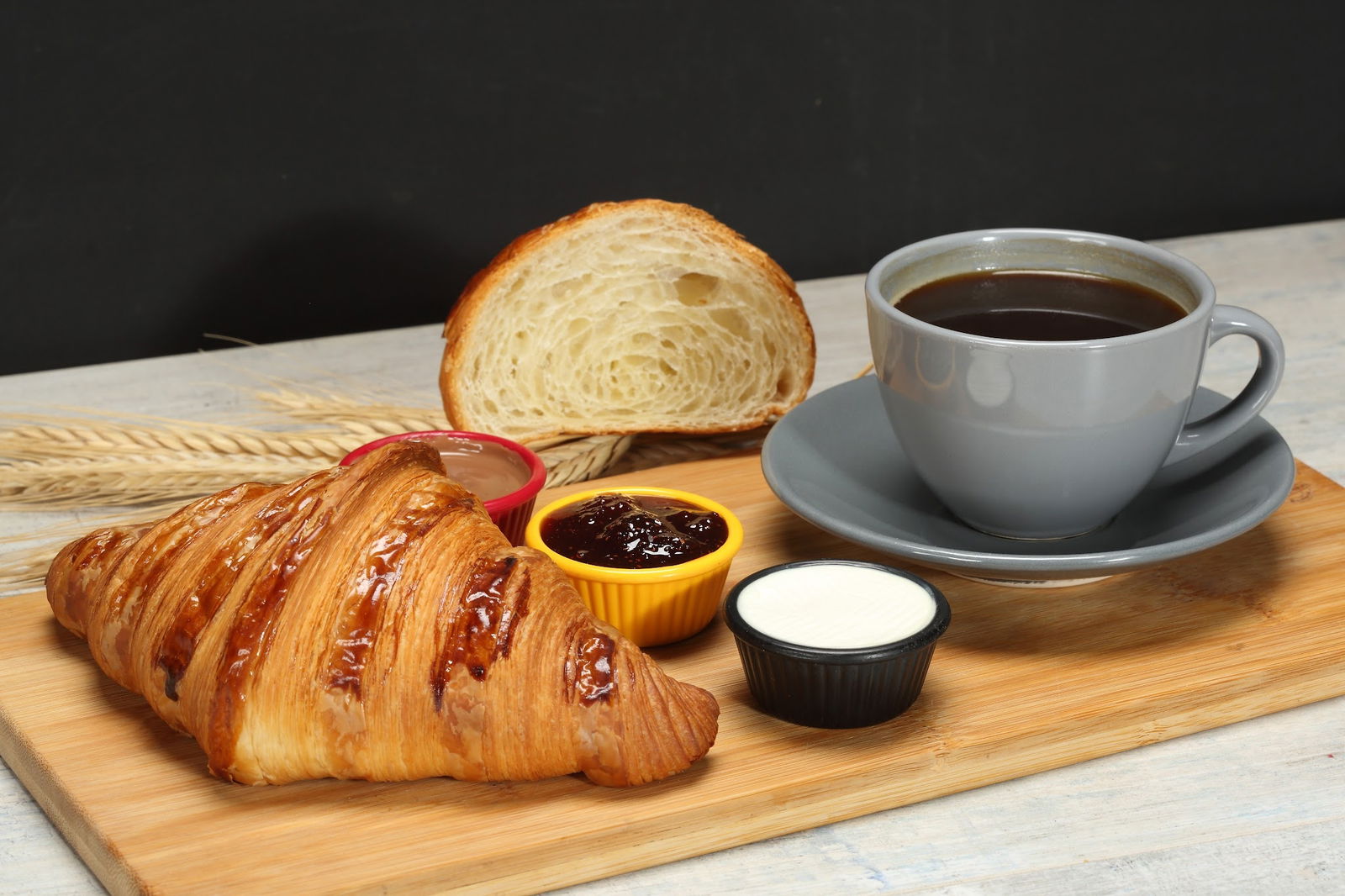 Choco Bond Chocolate Croissant Coffee