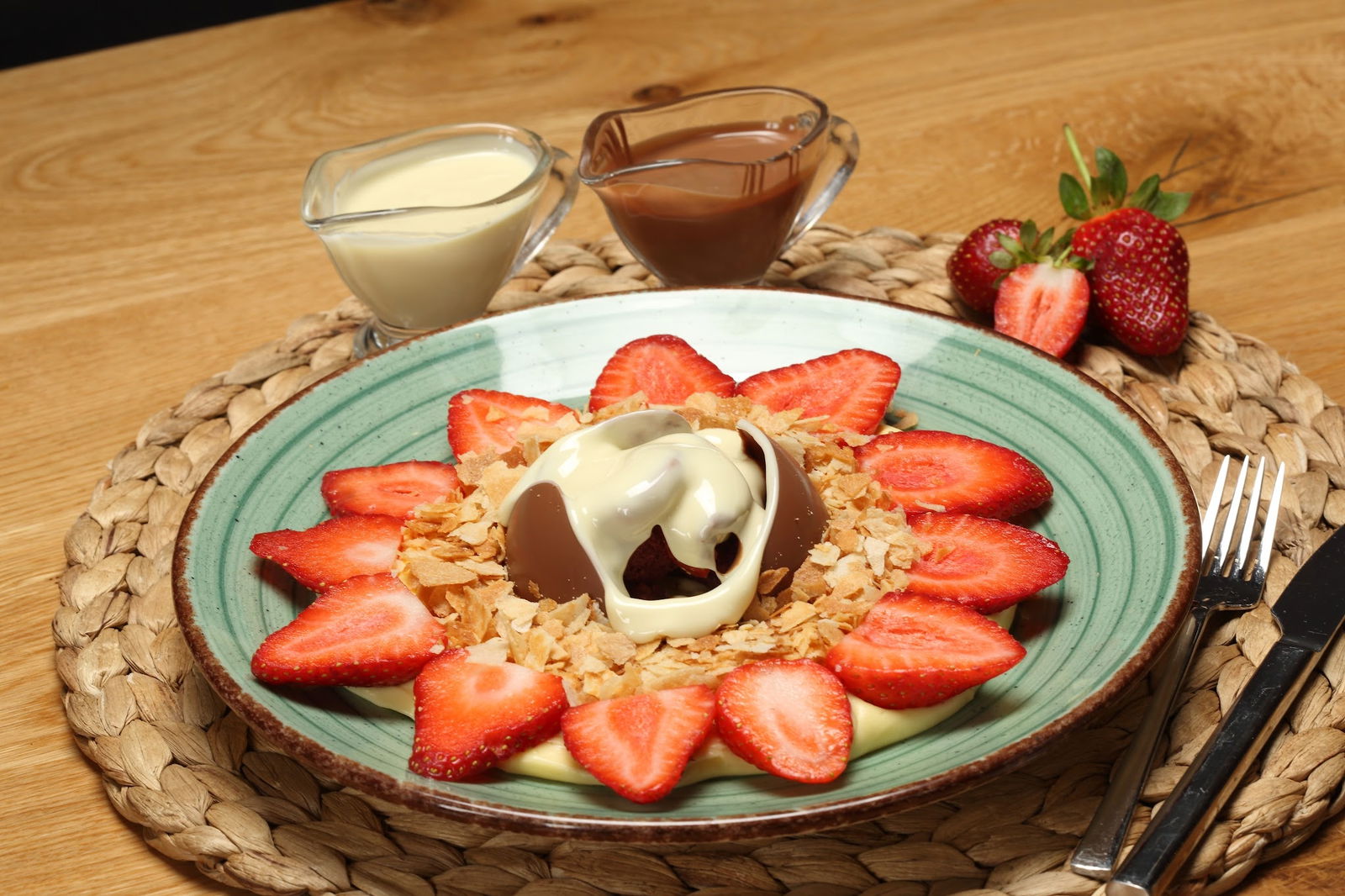 Choco Bond Chocolate Croissant Coffee