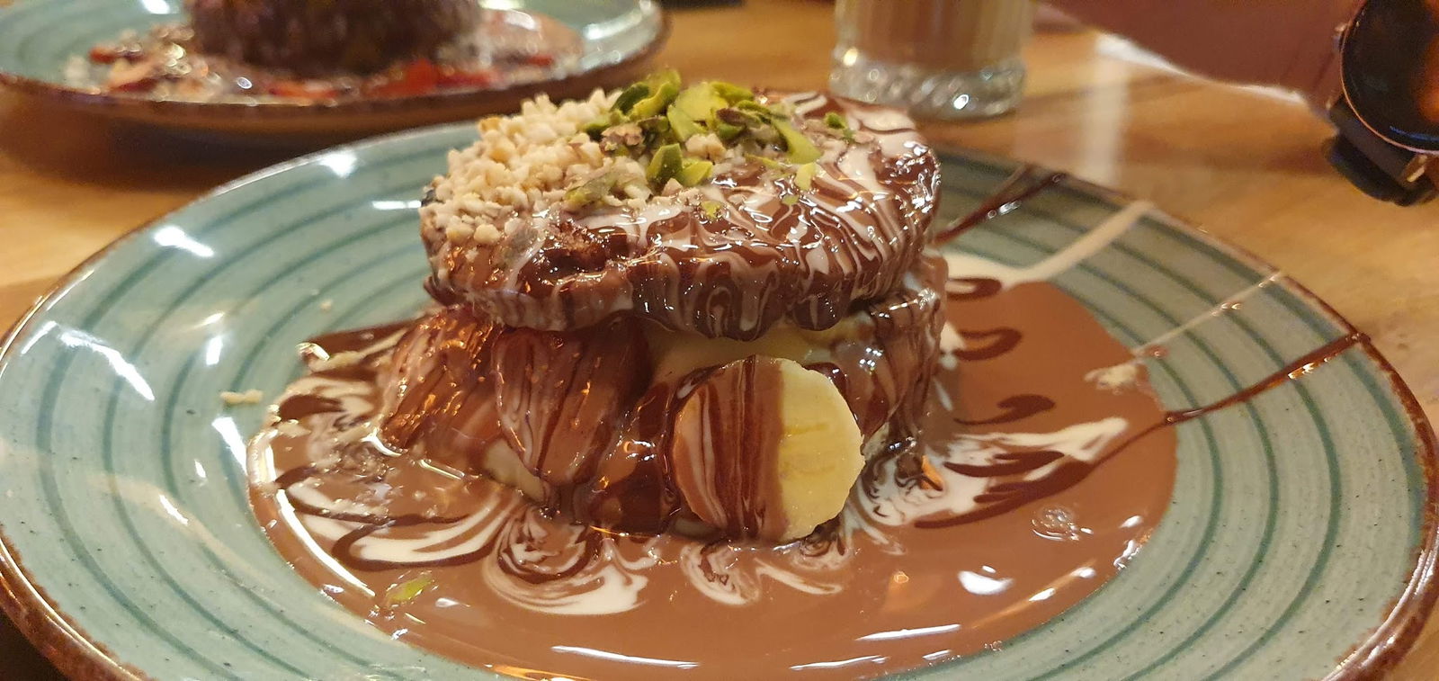 Choco Bond Chocolate Croissant Coffee