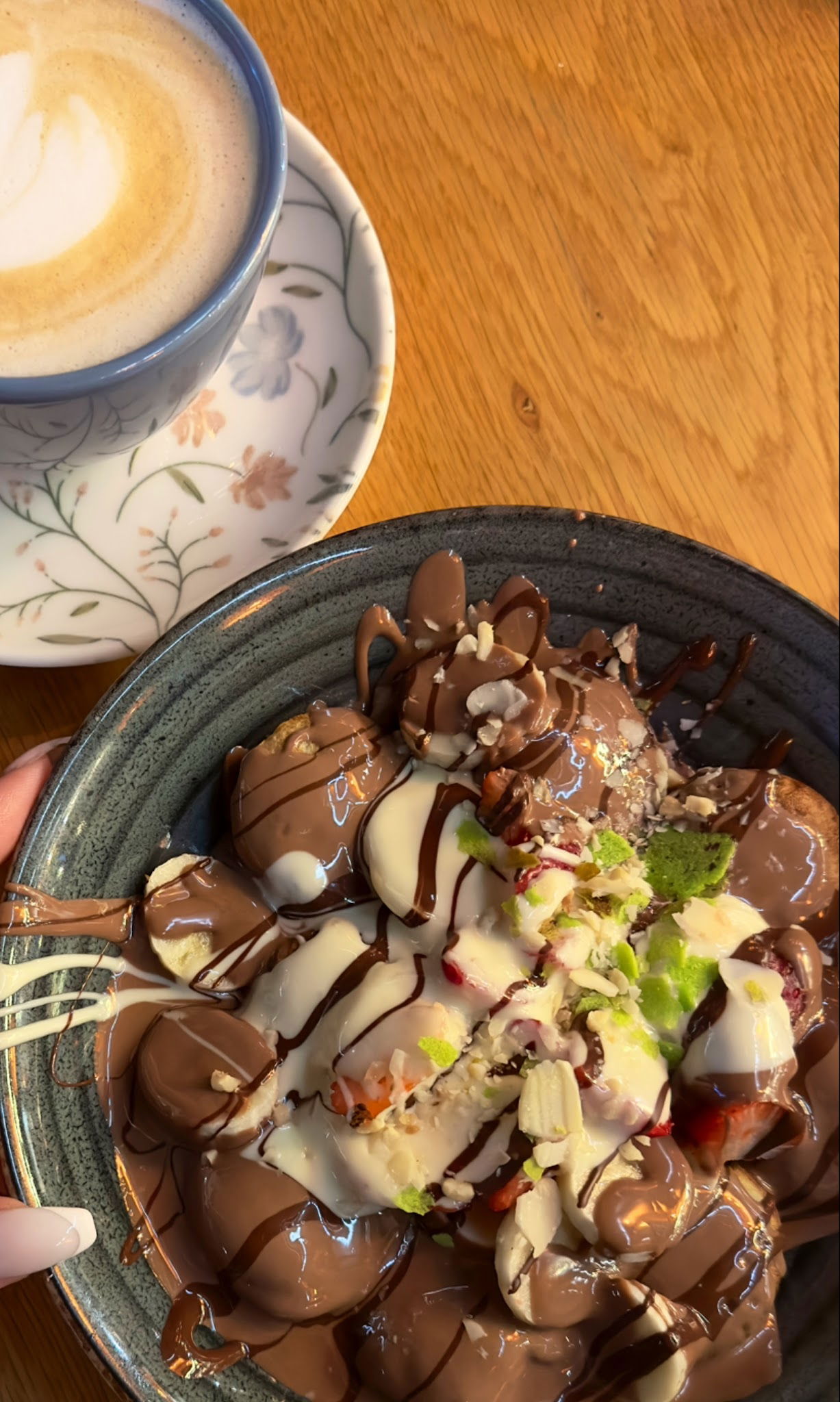 Choco Bond Chocolate Croissant Coffee