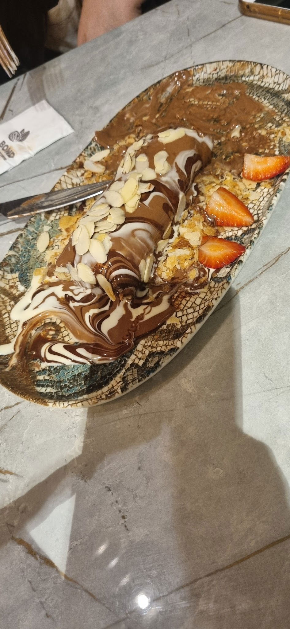 Choco Bond Chocolate Croissant Coffee