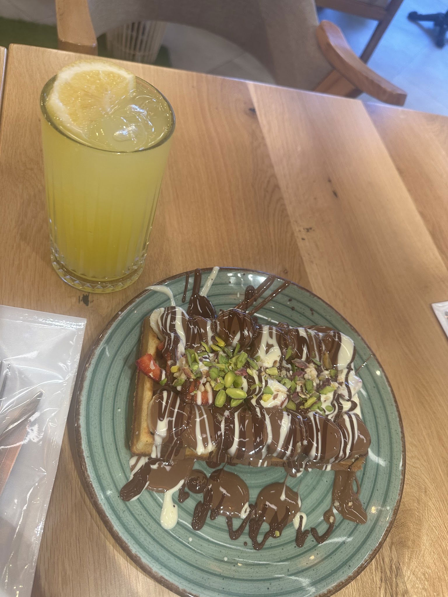 Choco Bond Chocolate Croissant Coffee