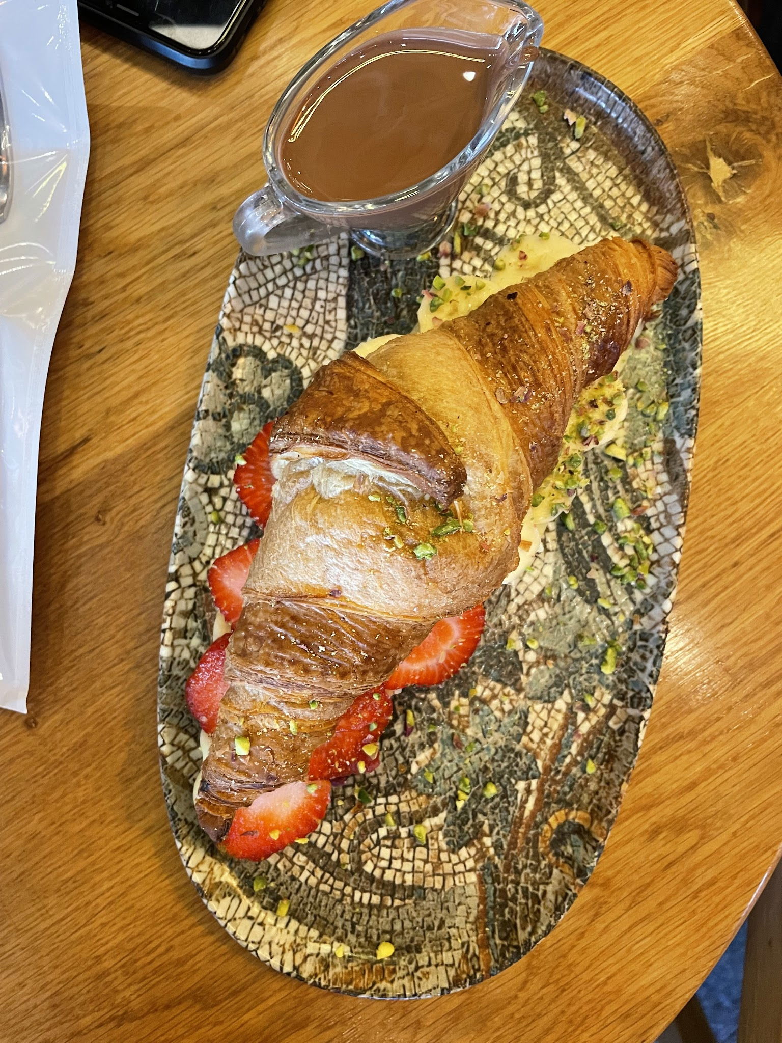 Choco Bond Chocolate Croissant Coffee