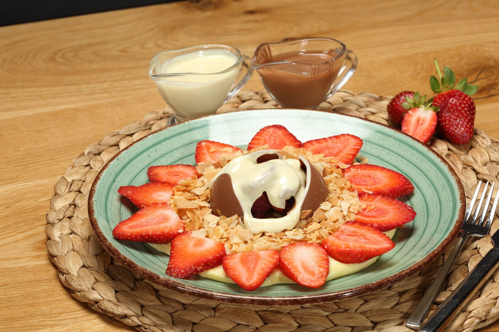 Choco Bond Chocolate Croissant Coffee