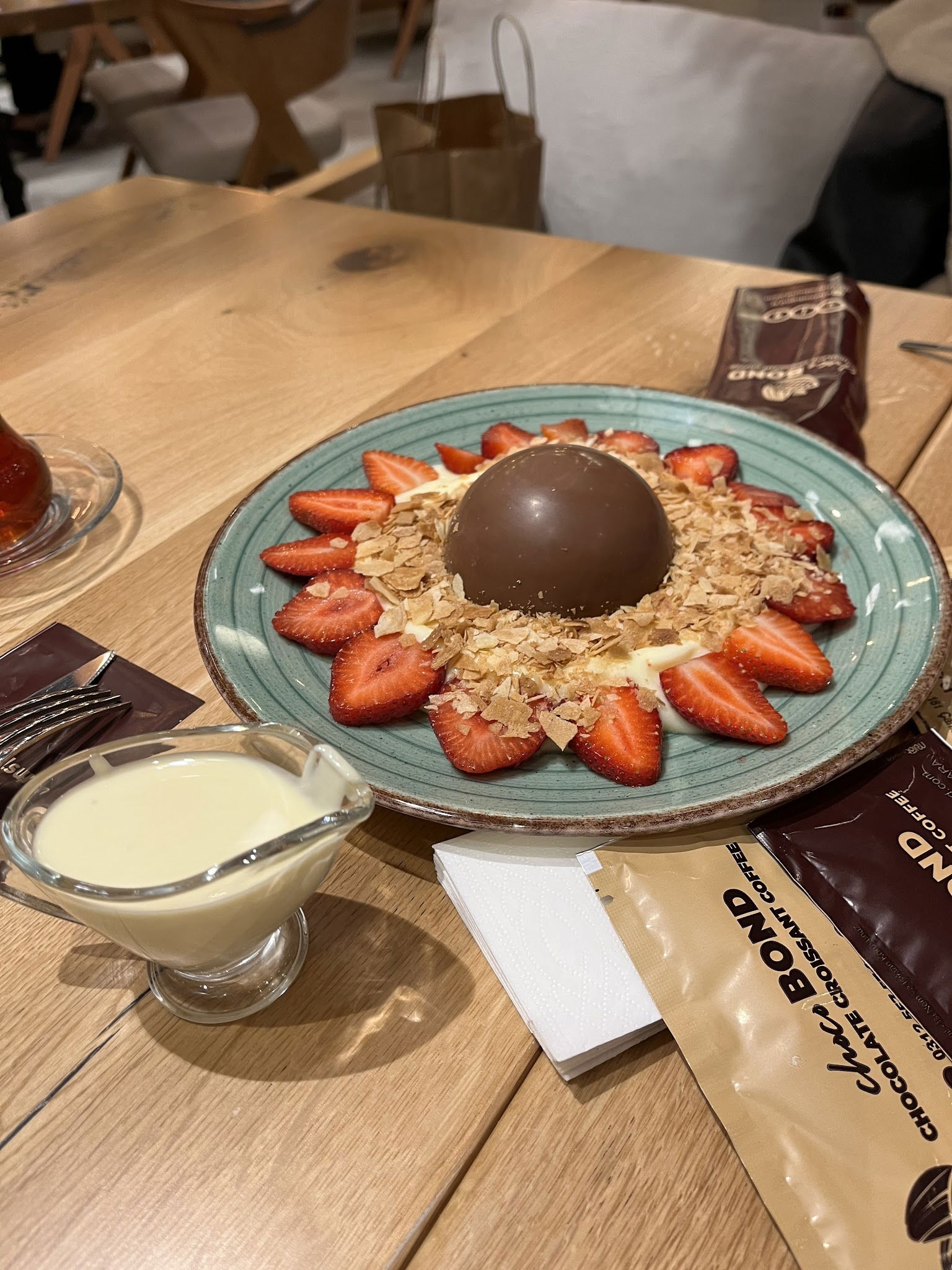 Choco Bond Chocolate Croissant Coffee