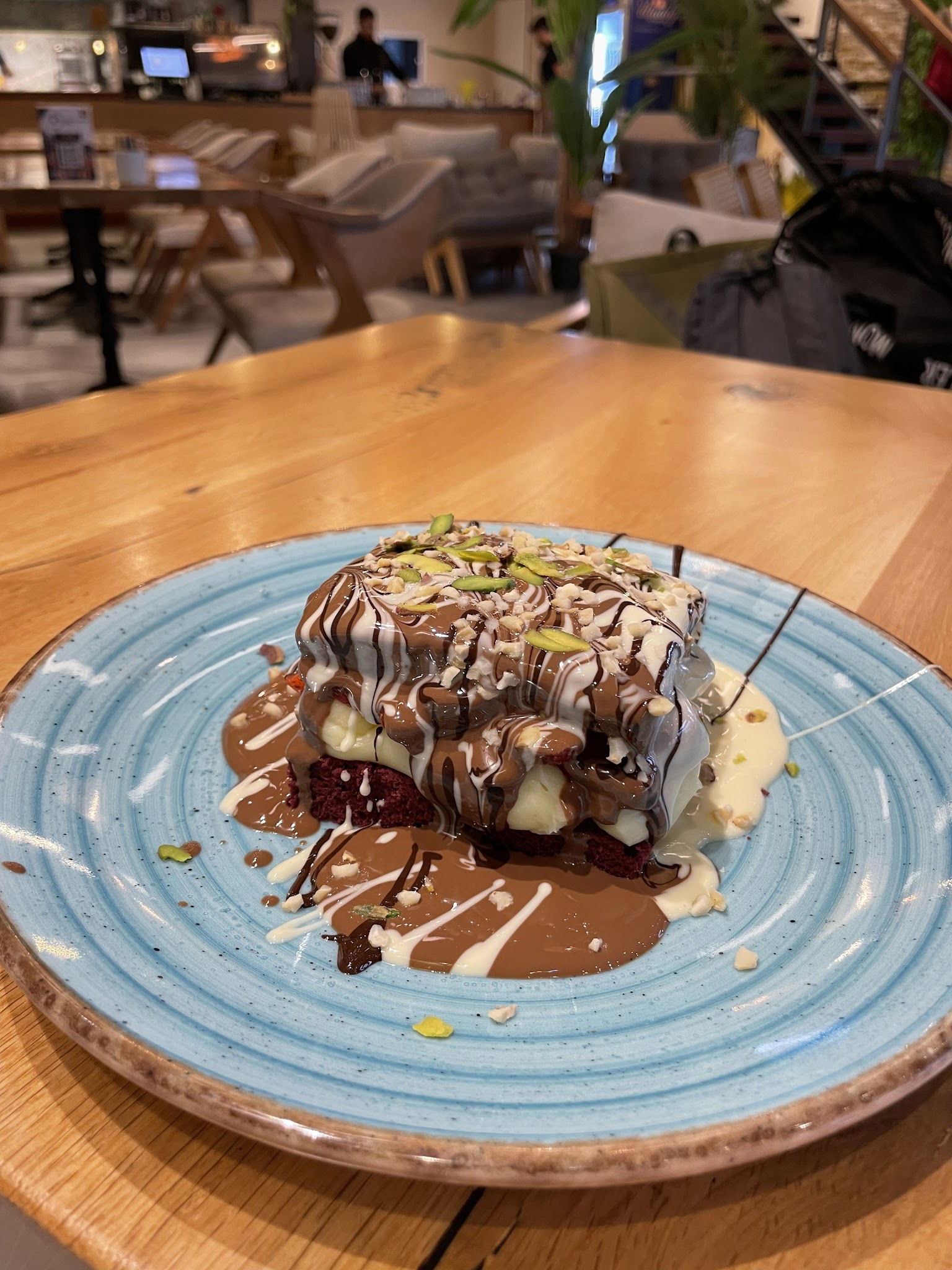 Choco Bond Chocolate Croissant Coffee