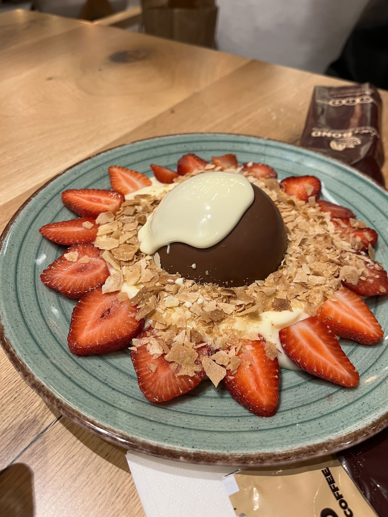 Choco Bond Chocolate Croissant Coffee