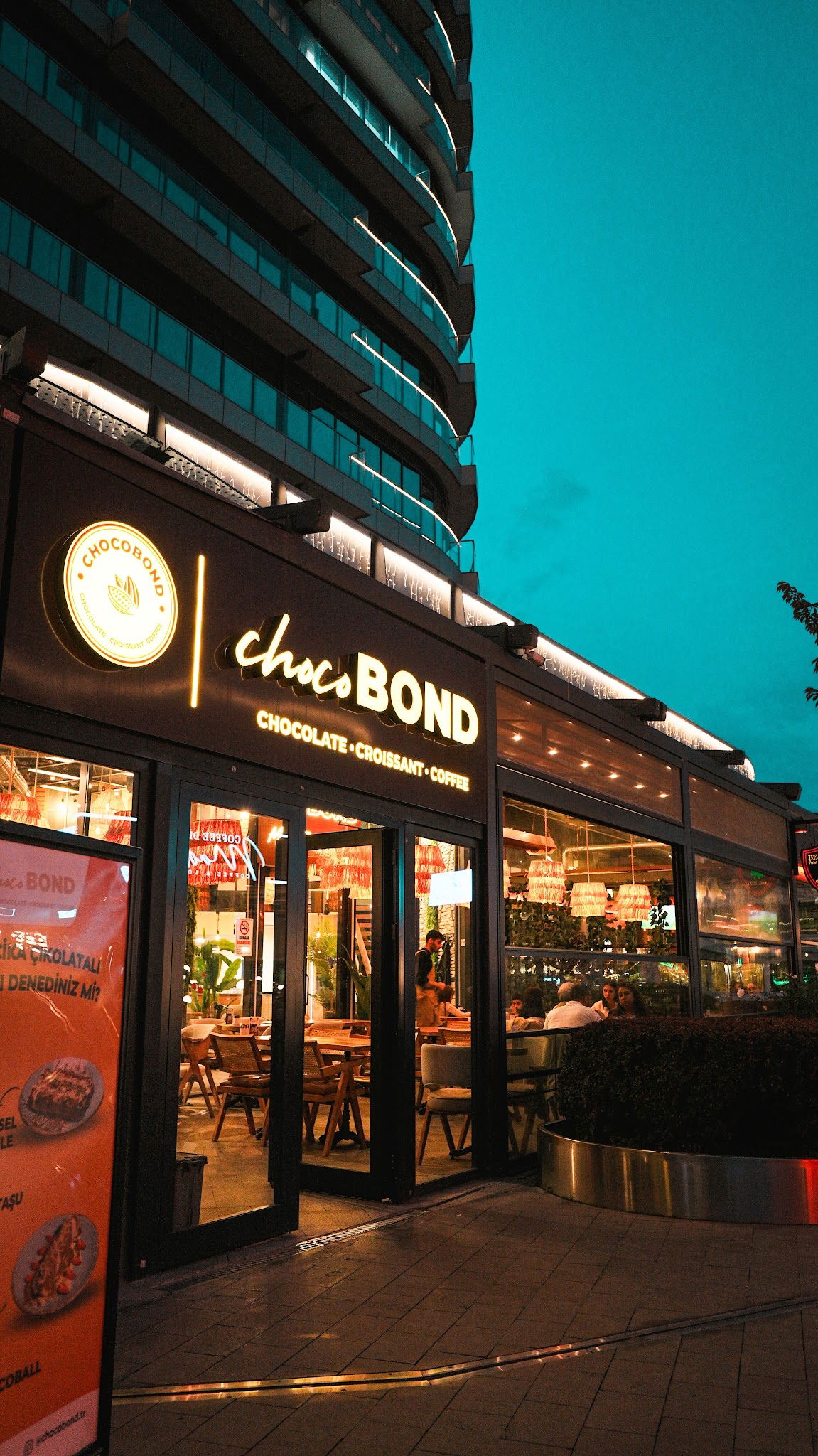 Choco Bond Chocolate Croissant Coffee