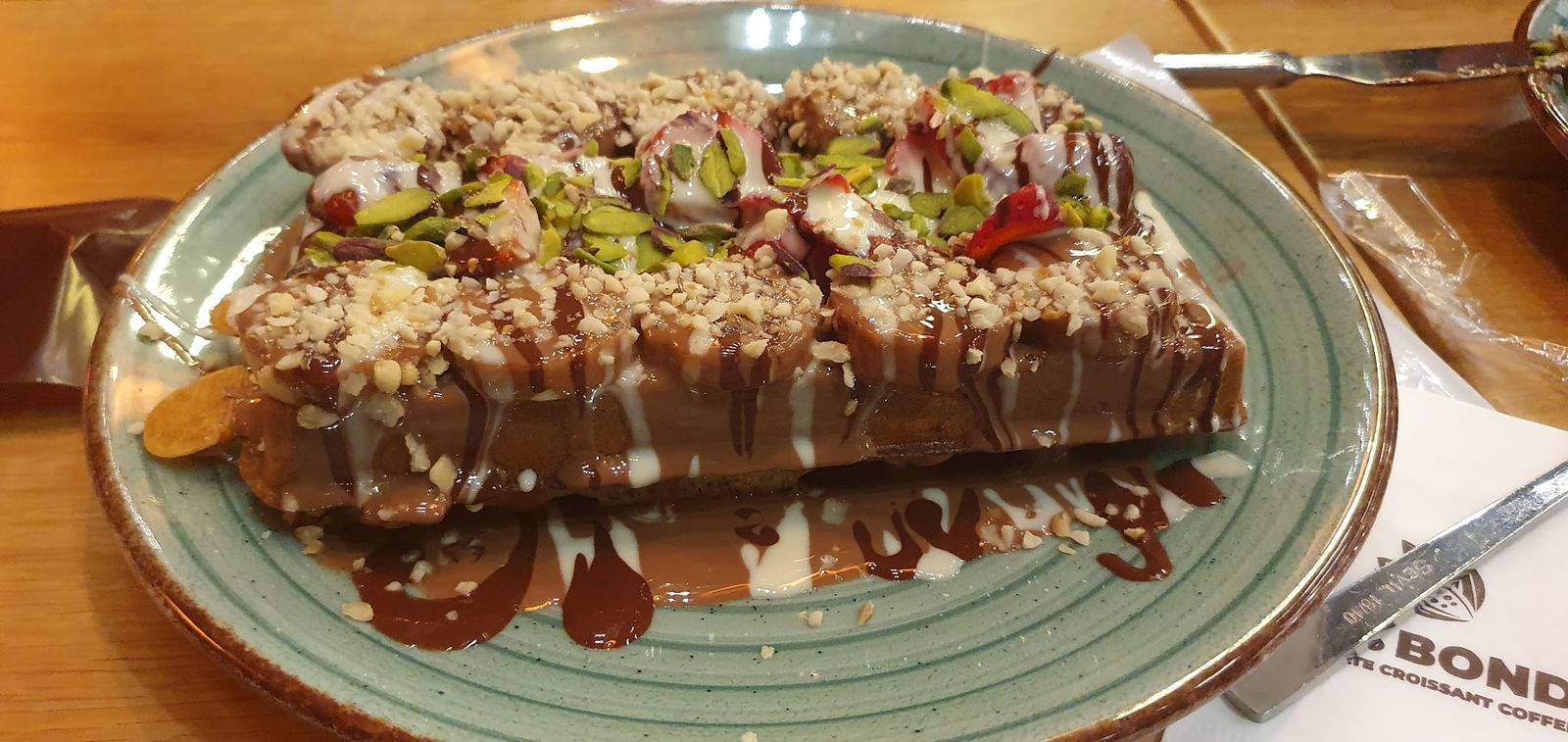 Choco Bond Chocolate Croissant Coffee