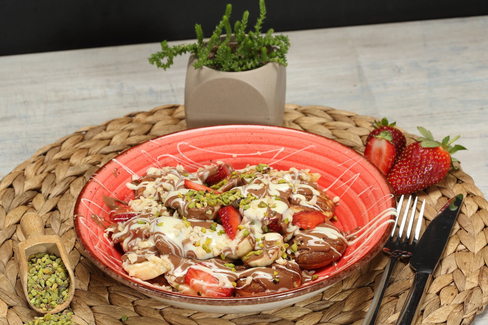 Choco Bond Chocolate Croissant Coffee