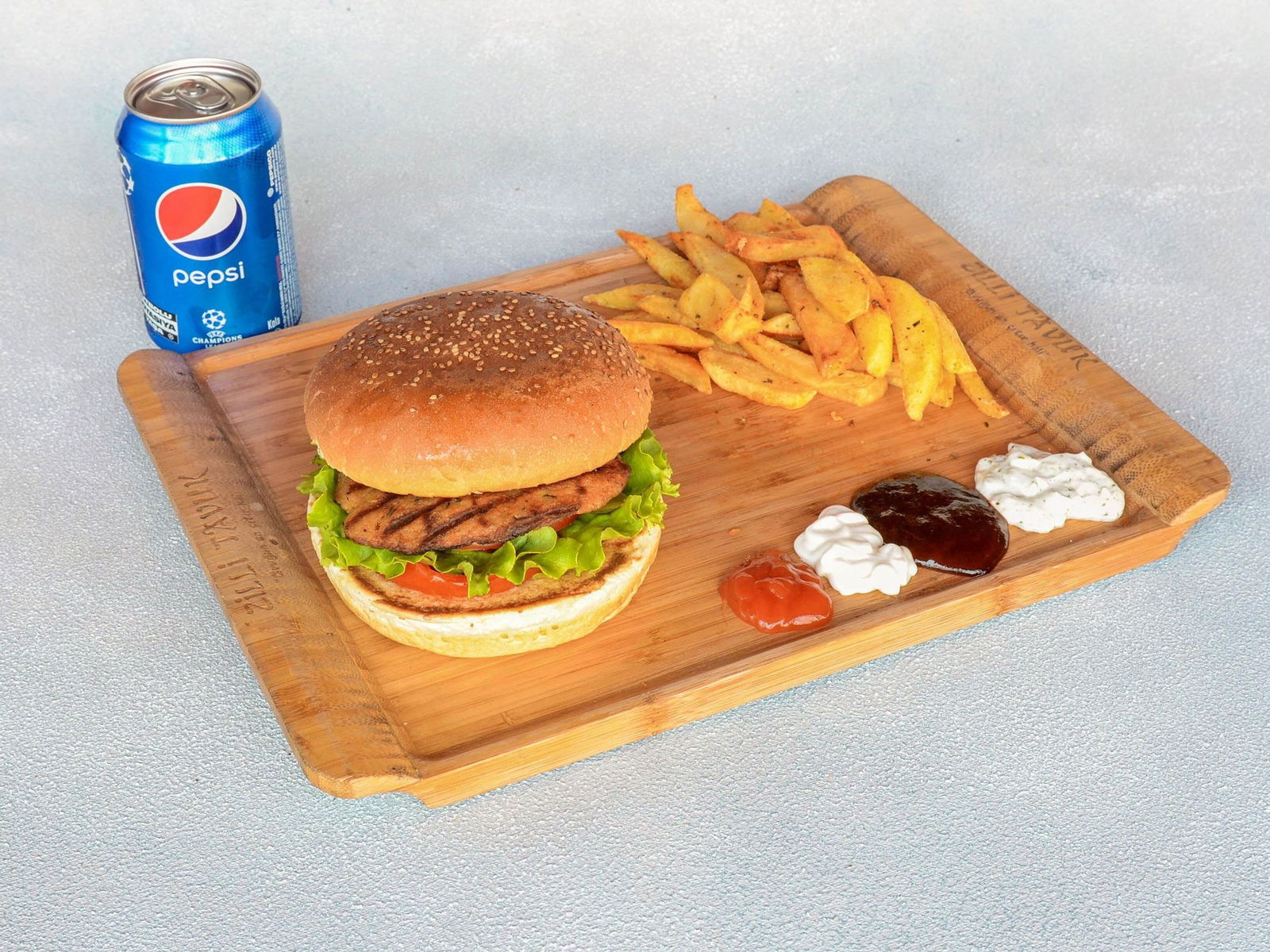 2'li Chicken Burger Menü
