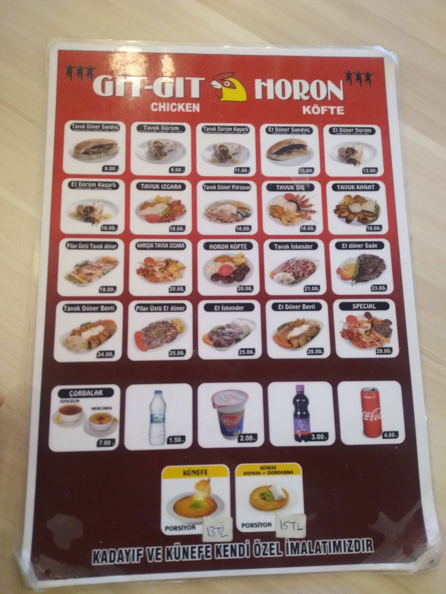 Gıt Gıt Horon Köfte Menemen Subesi