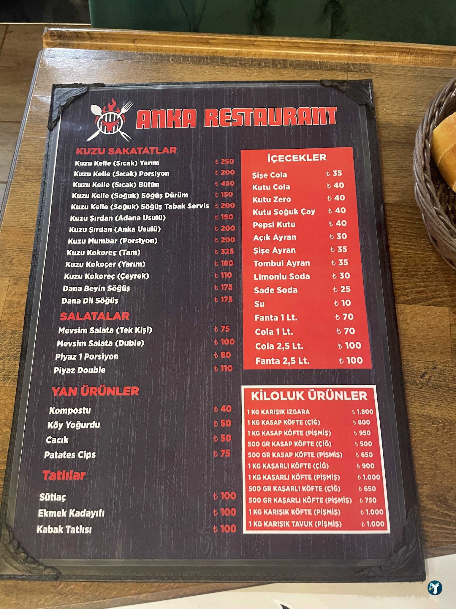 Anka Restaurant Ve Sakatat Üretim Merkezi