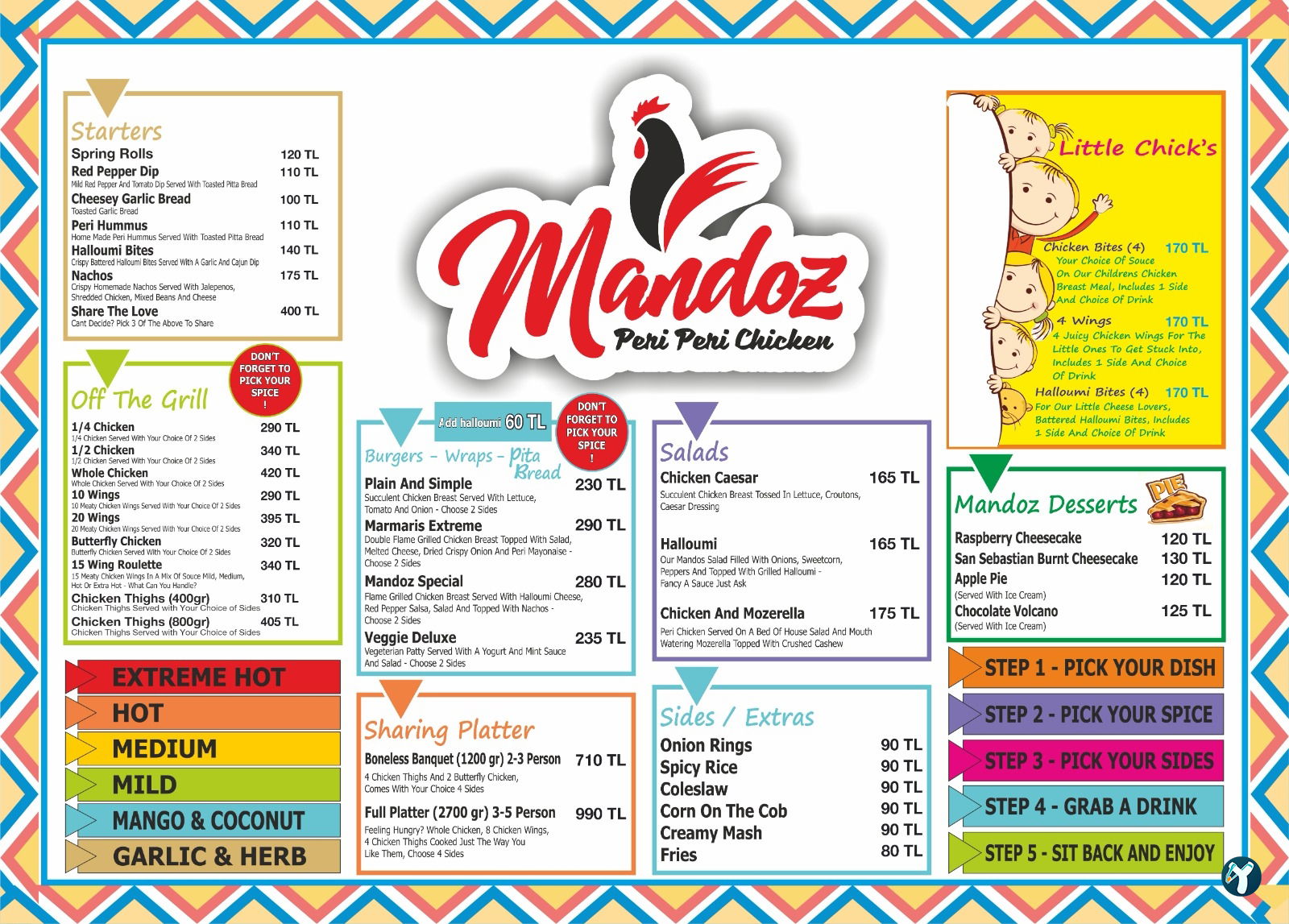 Mandoz Peri Peri Chicken Restaurant And Bar