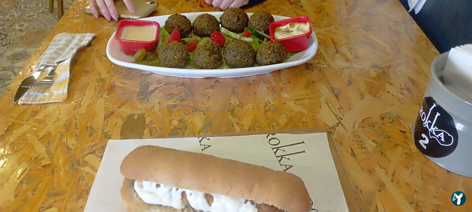 Rokka Pizza Falafel