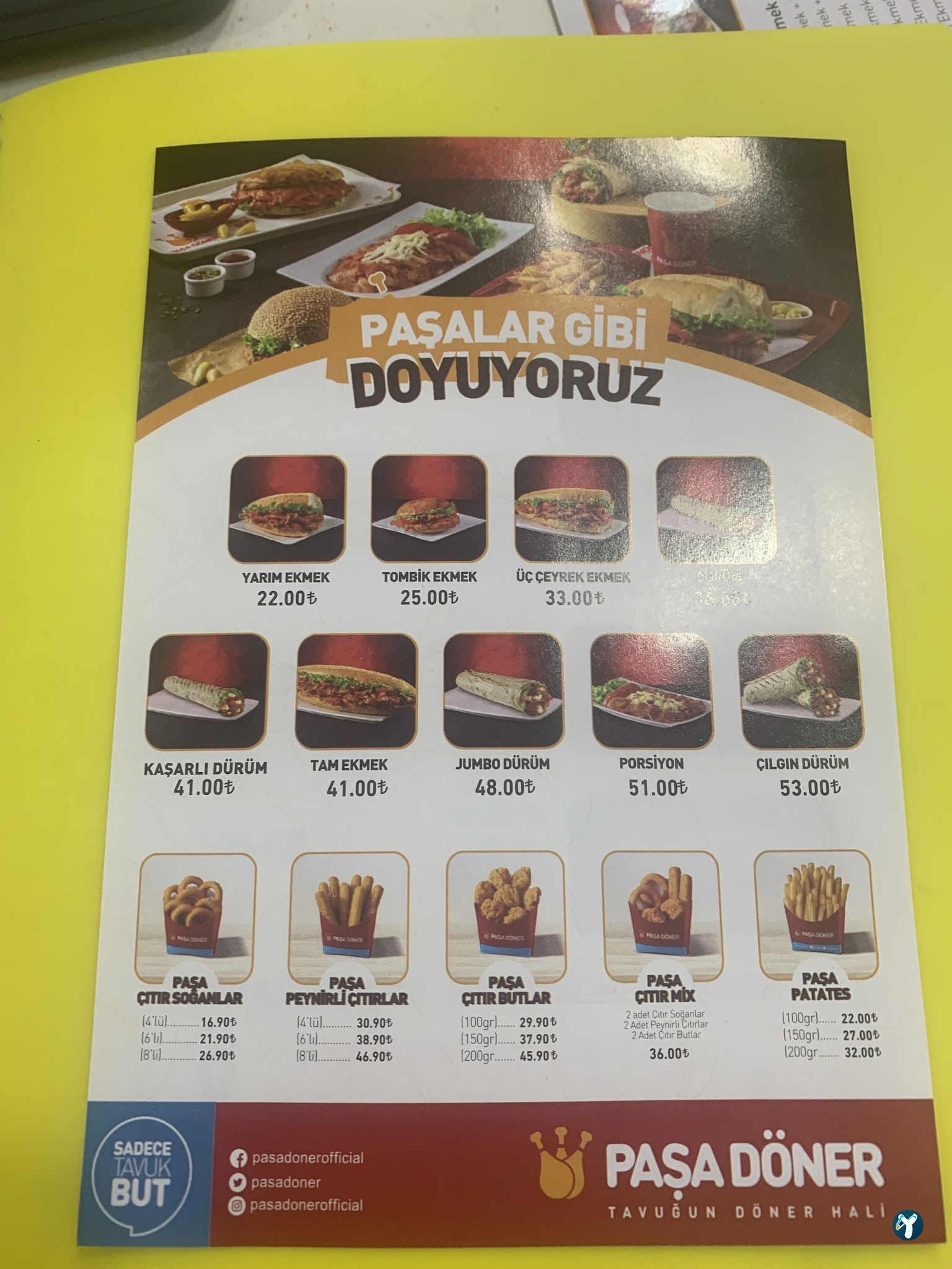 Paşa Döner Küçükçekmece