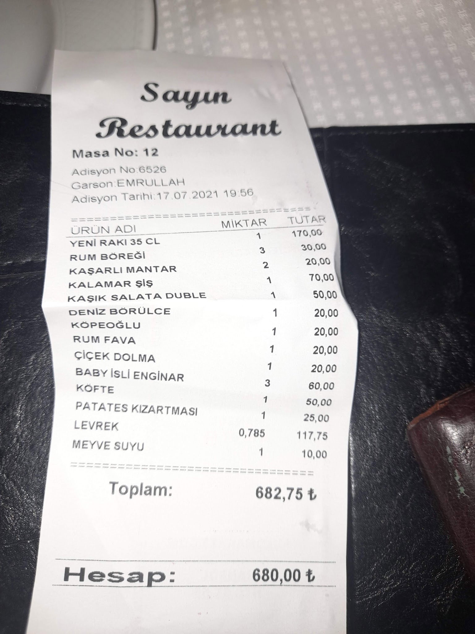 Sayın Restaurant