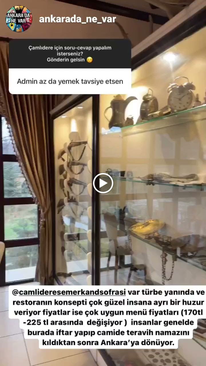 Çamlıdere Semerkand Sofrası