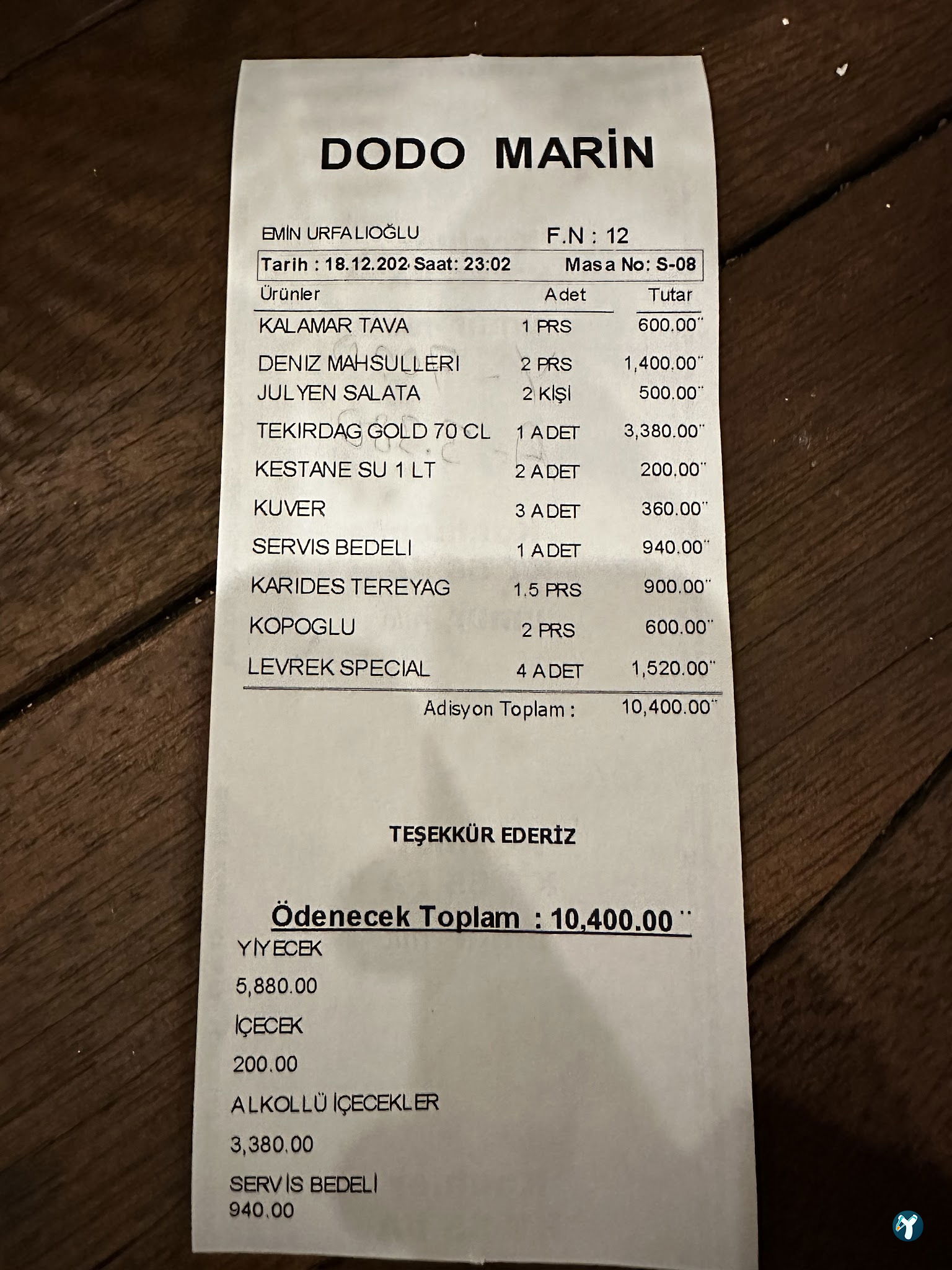 Dodo Balik Restaurant