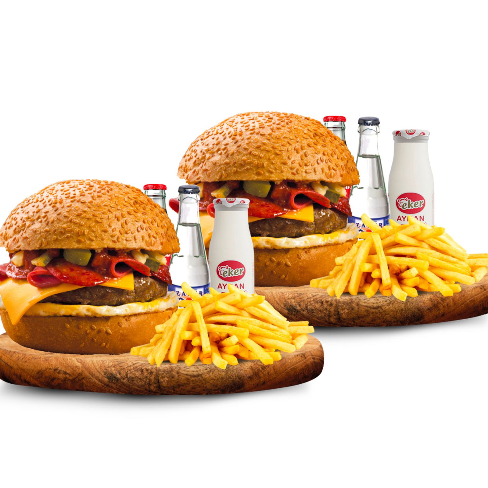 Karışık Burger Menü + Karışık Burger Menü