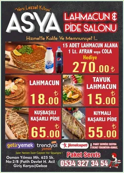 Asya Lahmacun Pide Dunyasi .Gebze Lahmacun.Acil Lahmacun.Cantikci Öykü resimleri