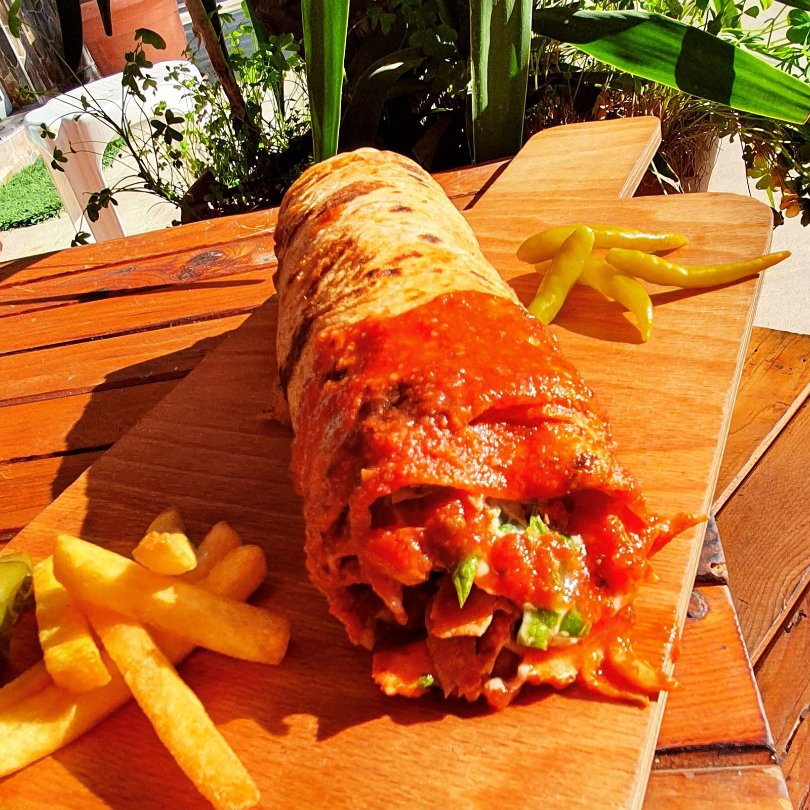 Antakya Usulü Tavuk Döner Dürüm