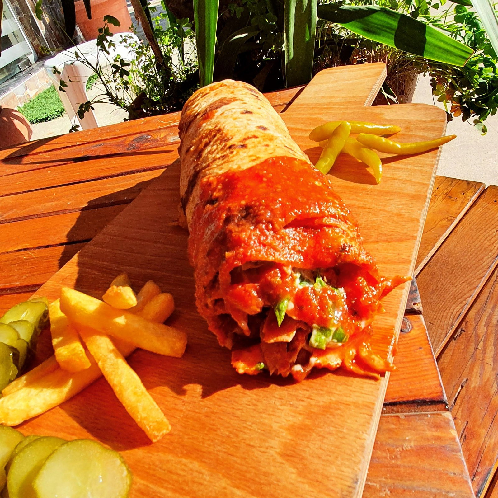 Hatay Usulü Tavuk Döner Dürüm