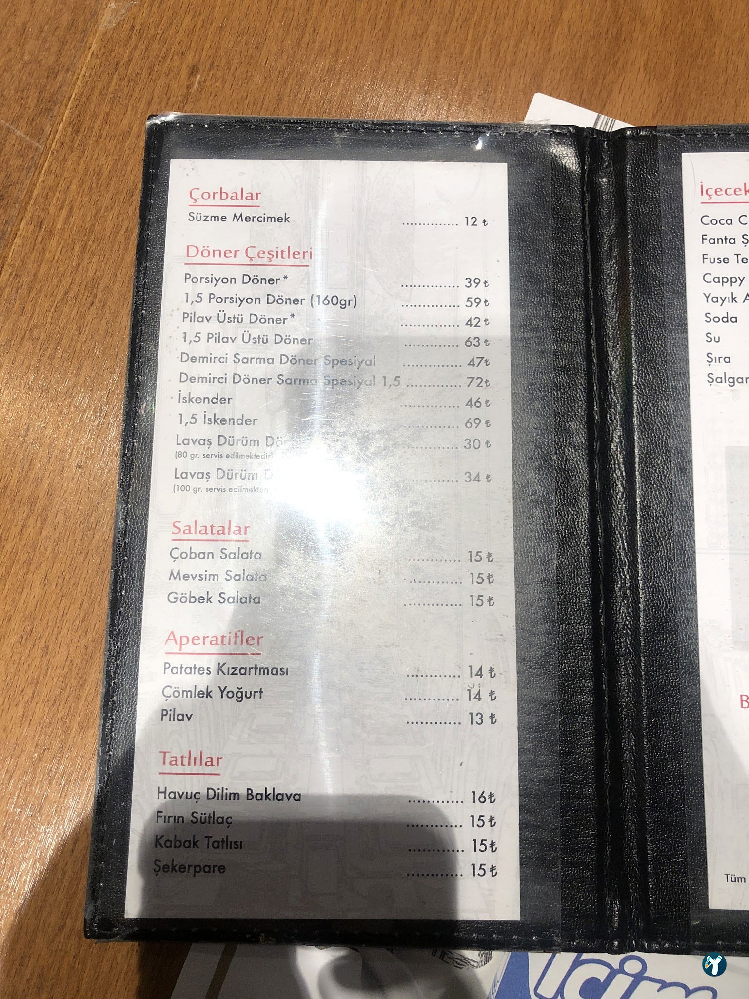 Tarihi Demirci Döner Lokantası Ataşehir Watergarden