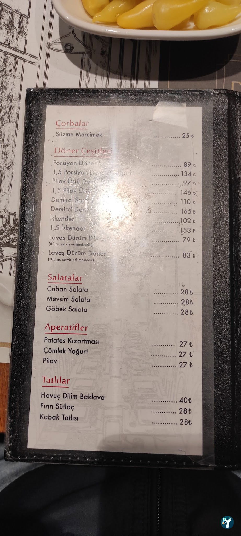Tarihi Demirci Döner Lokantası Ataşehir Watergarden