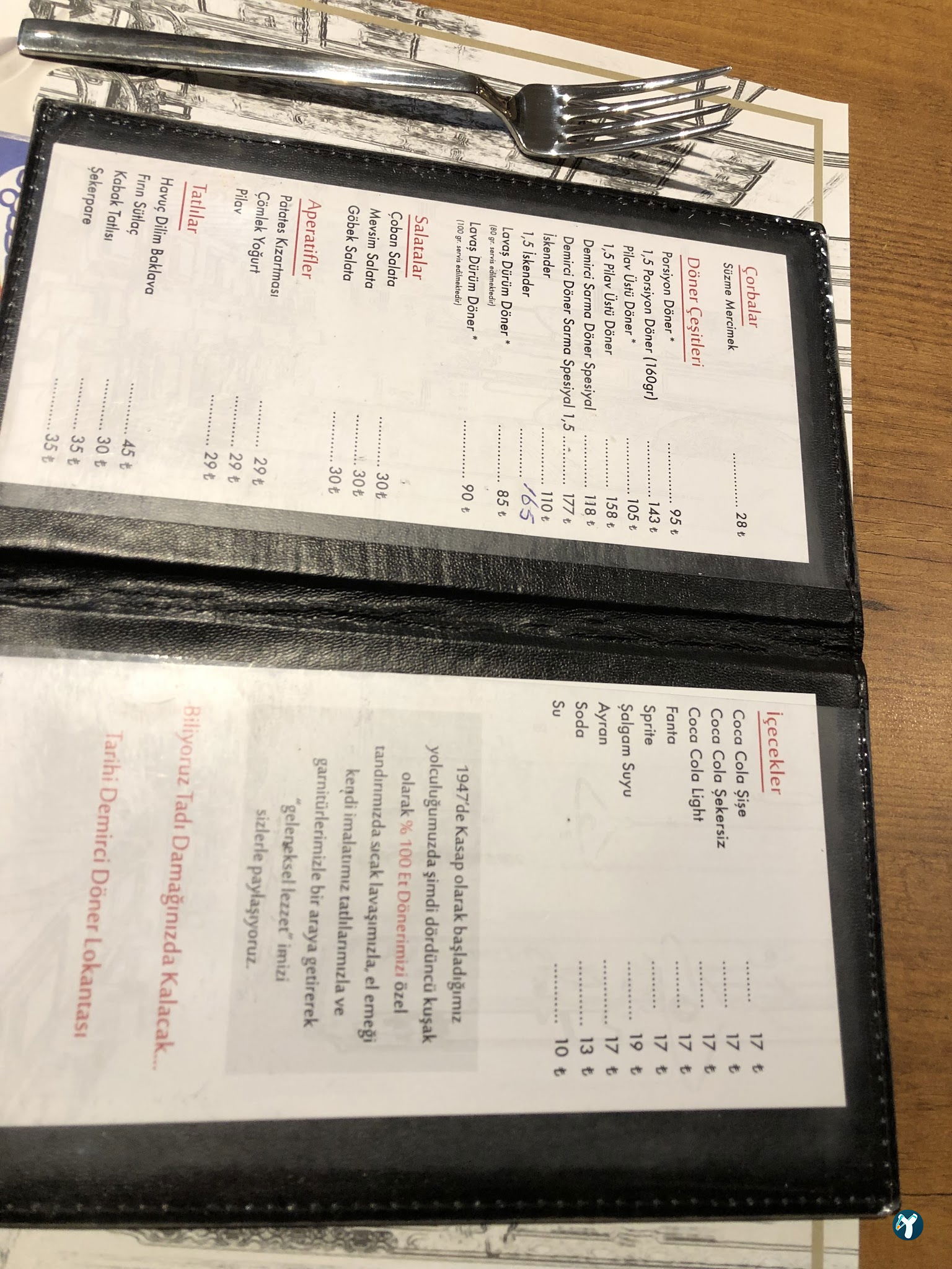 Tarihi Demirci Döner Lokantası Ataşehir Watergarden