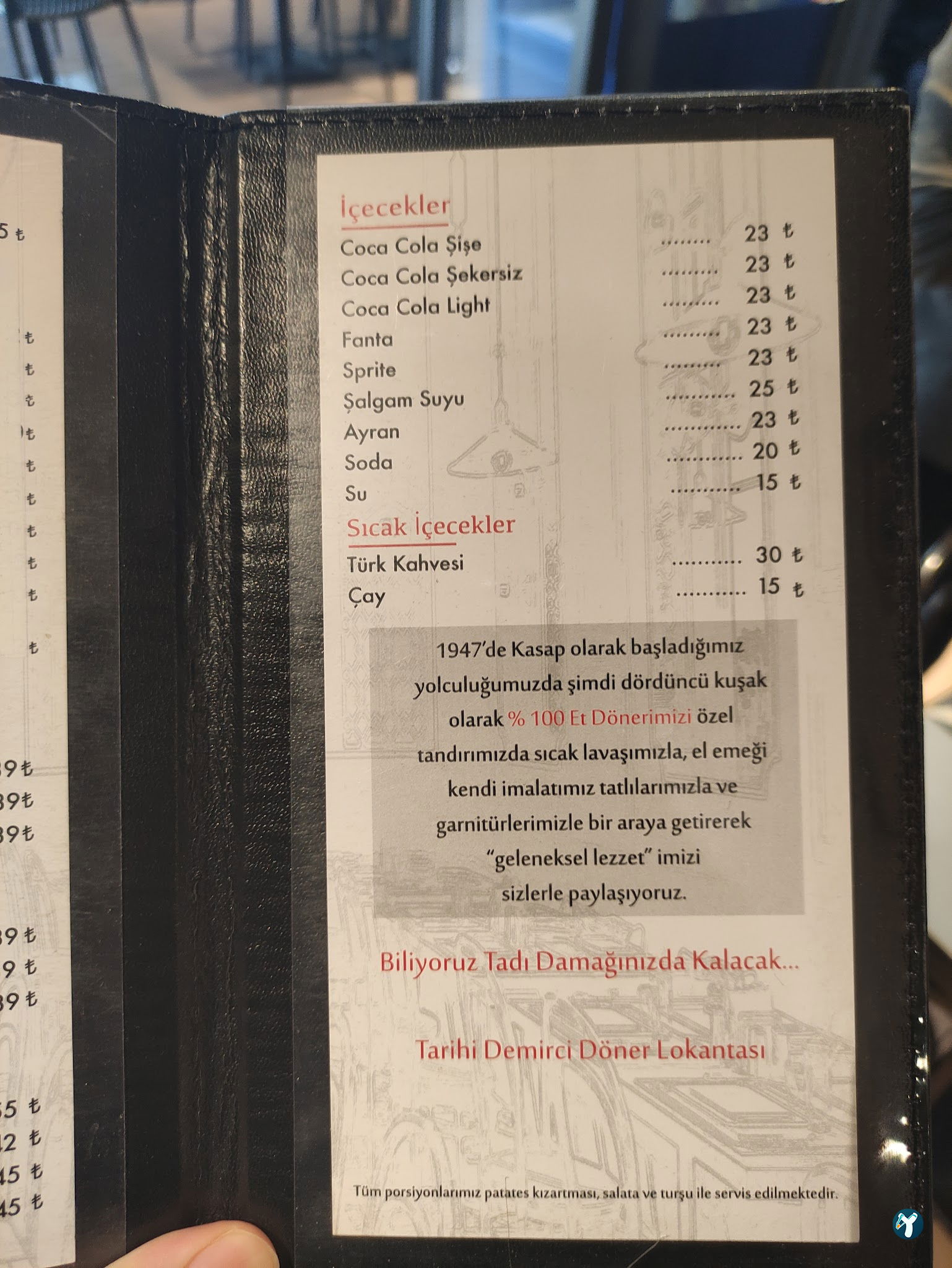 Tarihi Demirci Döner Lokantası Ataşehir Watergarden