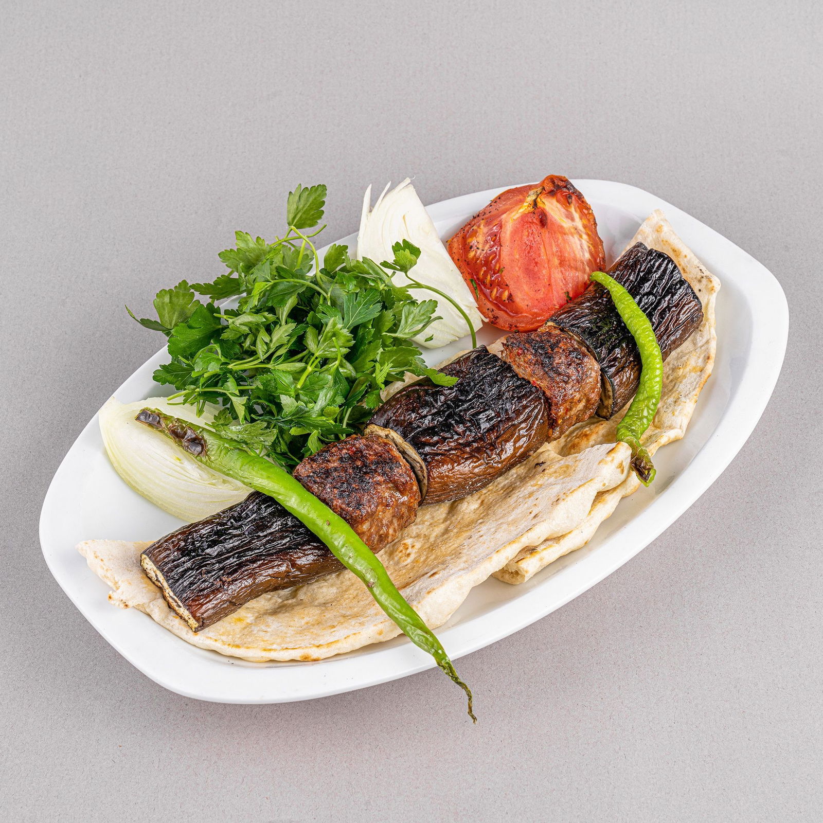 Izgara Patlıcanlı Kebap