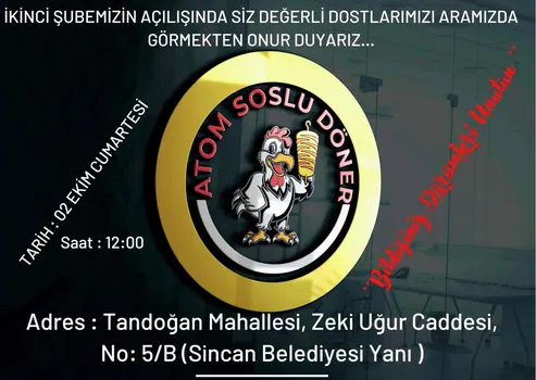 Atom Soslu Döner resimleri