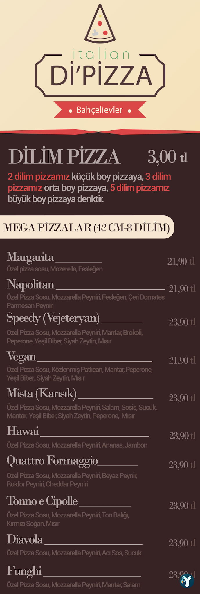 Italian Di'Pizza - Bahçelievler